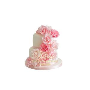 pink sugar roses