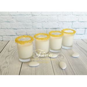 σφηνάκια pannacotta margarita gold wedding