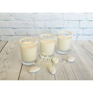 σφηνάκια pannacotta margarita white wedding