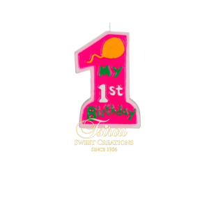 κεράκι 1st birthday φούξια