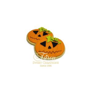 μπισκότα halloween κολοκύθα